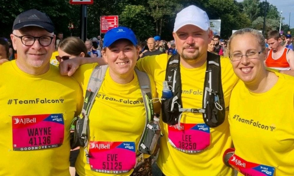 Team Falcon takes on The Great North Run: £2,840 raised